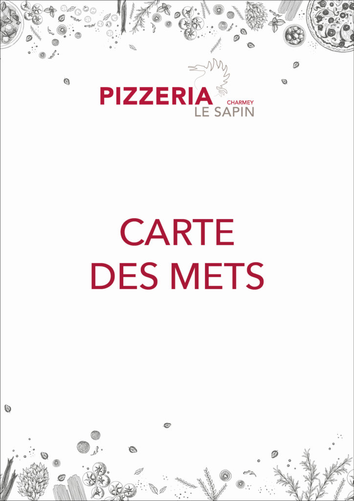 Carte des mets